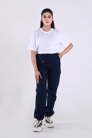 Women's Cargo Trouser - Navy