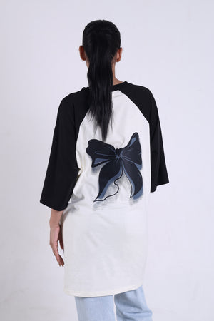 Women Oversized T-Shirt - Relaxed-fit | Butterfly