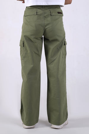 Women's Cargo High waisted - Sage Green