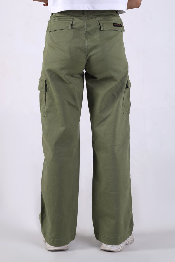 Women's Cargo High waisted - Sage Green