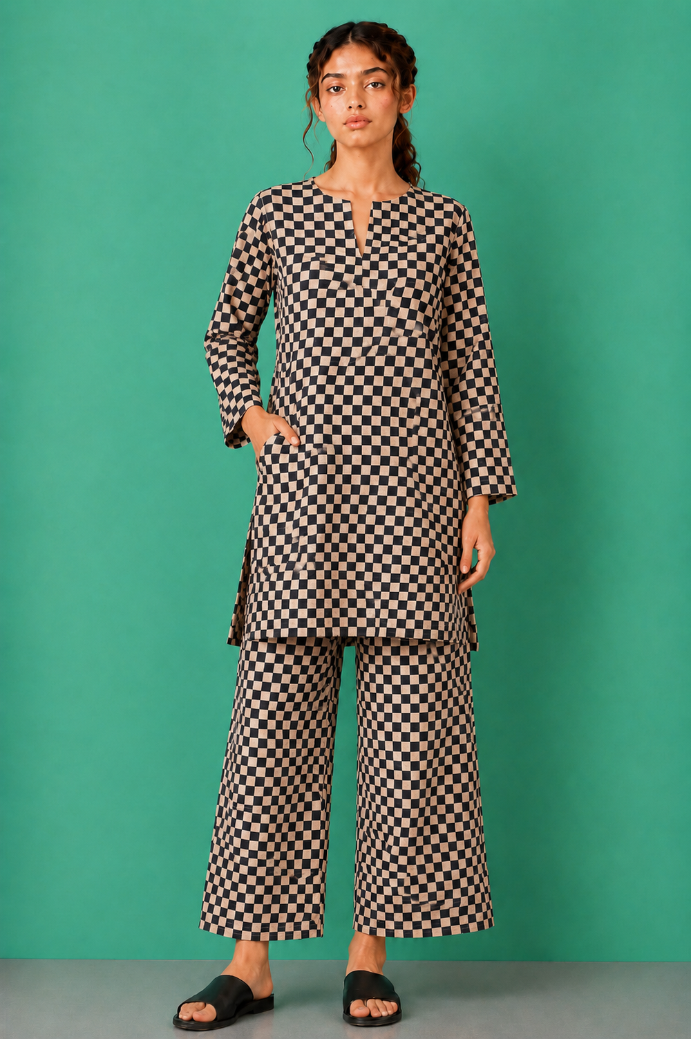 Women Loungewear- Chessboard