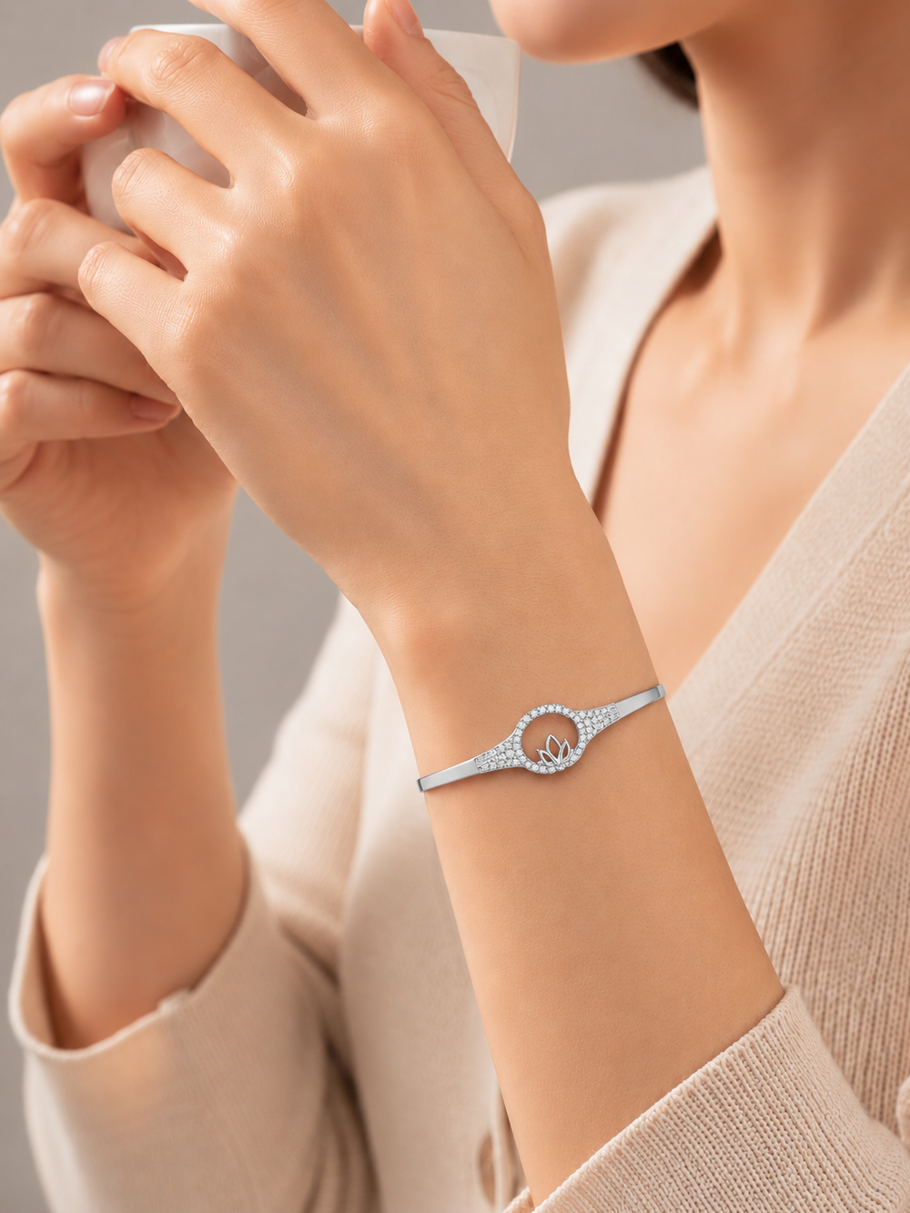 Silver Blossom Bracelet