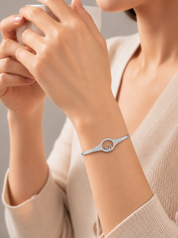 Silver Blossom Bracelet