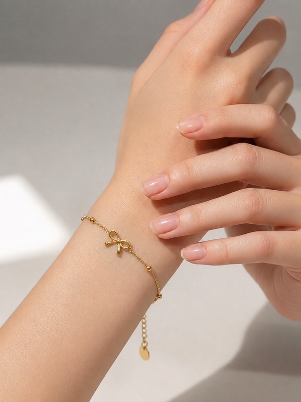 Bow Charm Bracelet