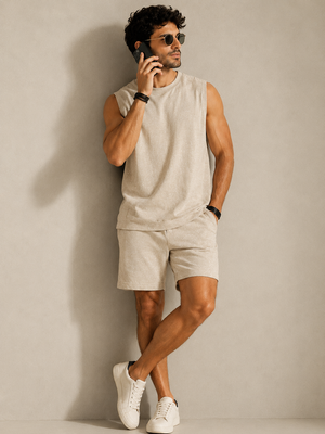 Vintage Textured Oversized Tank