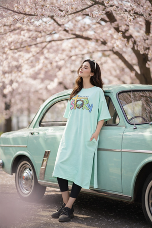 Women Long Top -True Story