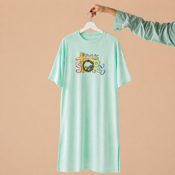Women Long Top -True Story