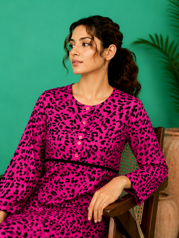 Women Loungewear- Miss Leopard
