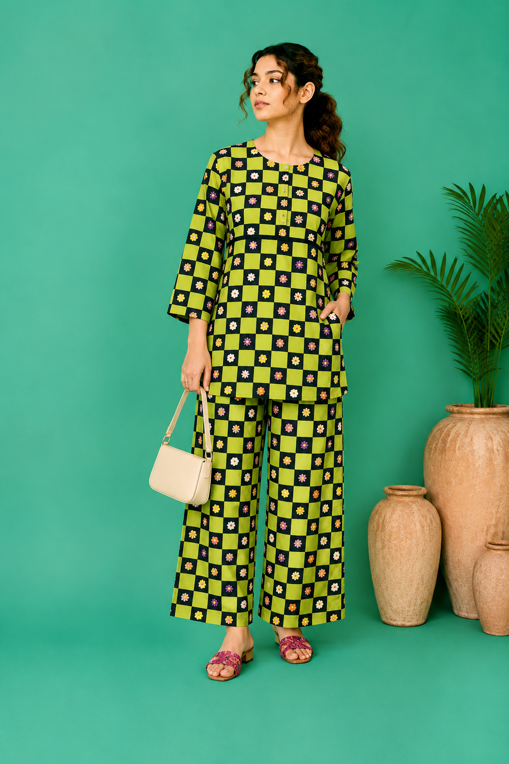 Women Loungewear- Green Meadows