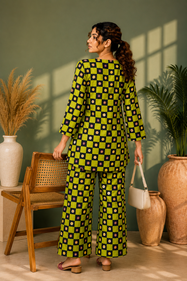 Women Loungewear- Green Meadows