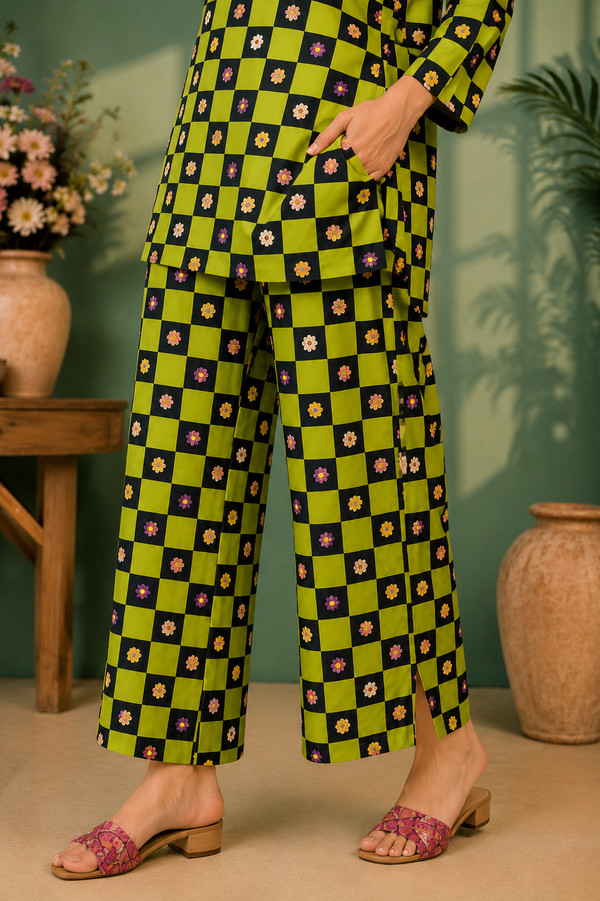 Women Loungewear- Green Meadows