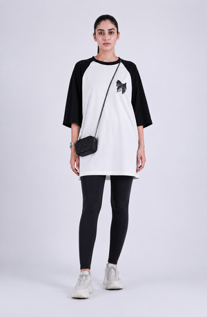 Women Oversized T-Shirt - Relaxed-fit | Butterfly