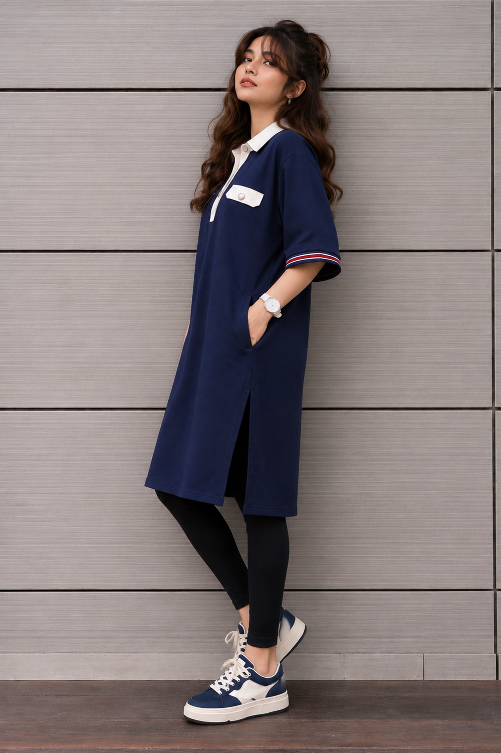 Women Long Top - Polo Girls