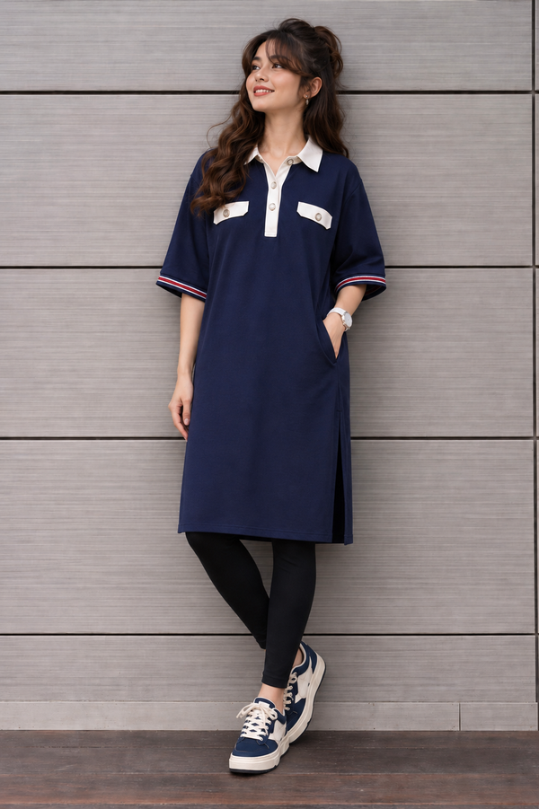 Women Long Top - Polo Girls