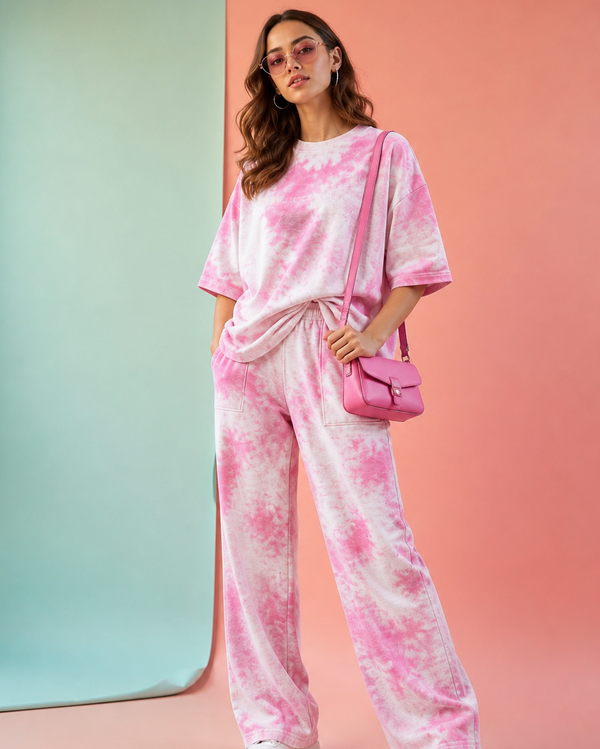 Pre Order - Knitted Tie $ Dye Loungewear - Twisto
