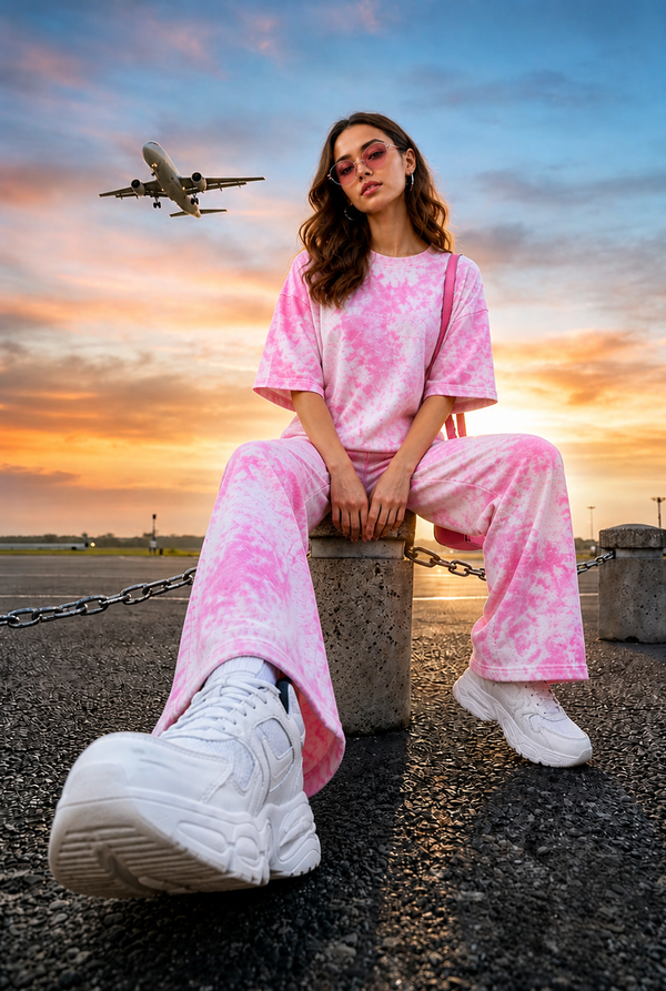 Pre Order - Knitted Tie $ Dye Loungewear - Twisto