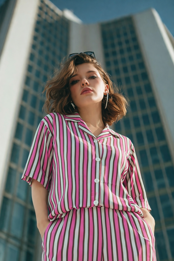 Women Loungewear Hi-Low - Cotton Candy