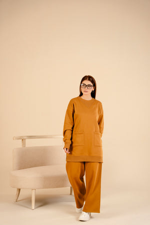 Women Loungewear Coord Set | Mustard