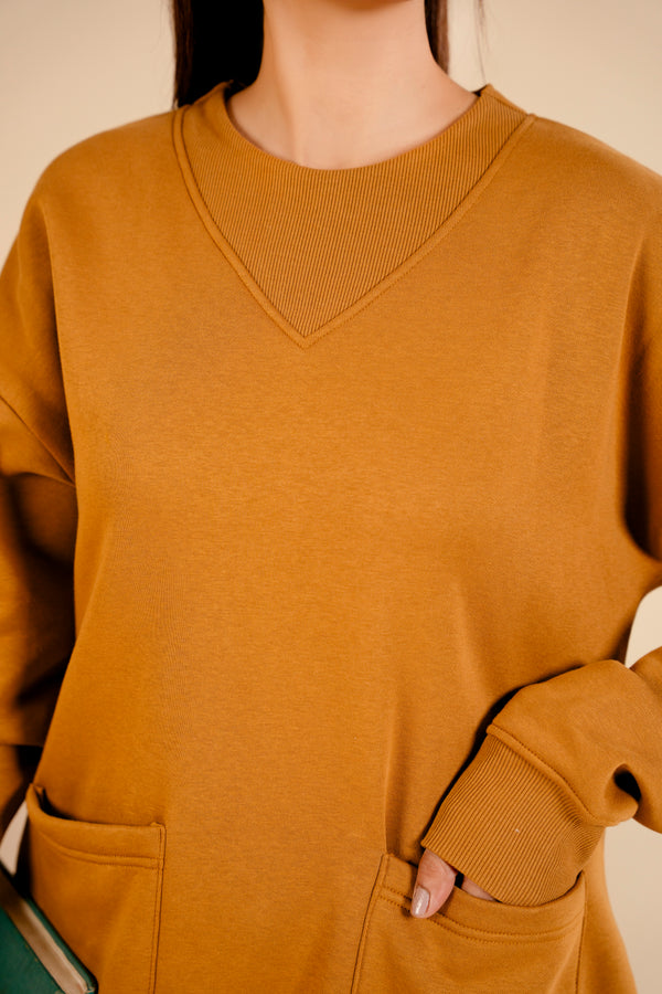 Women Loungewear Coord Set | Mustard