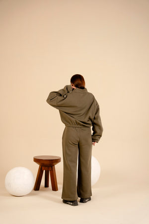 Women Track Suit | Olive Green