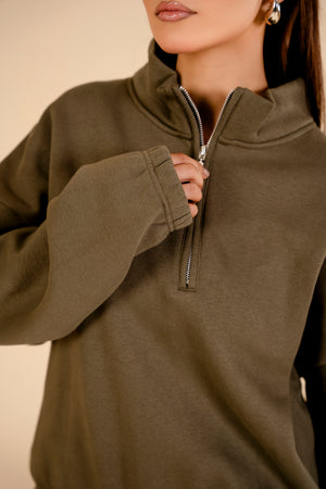 Women Track Suit | Olive Green