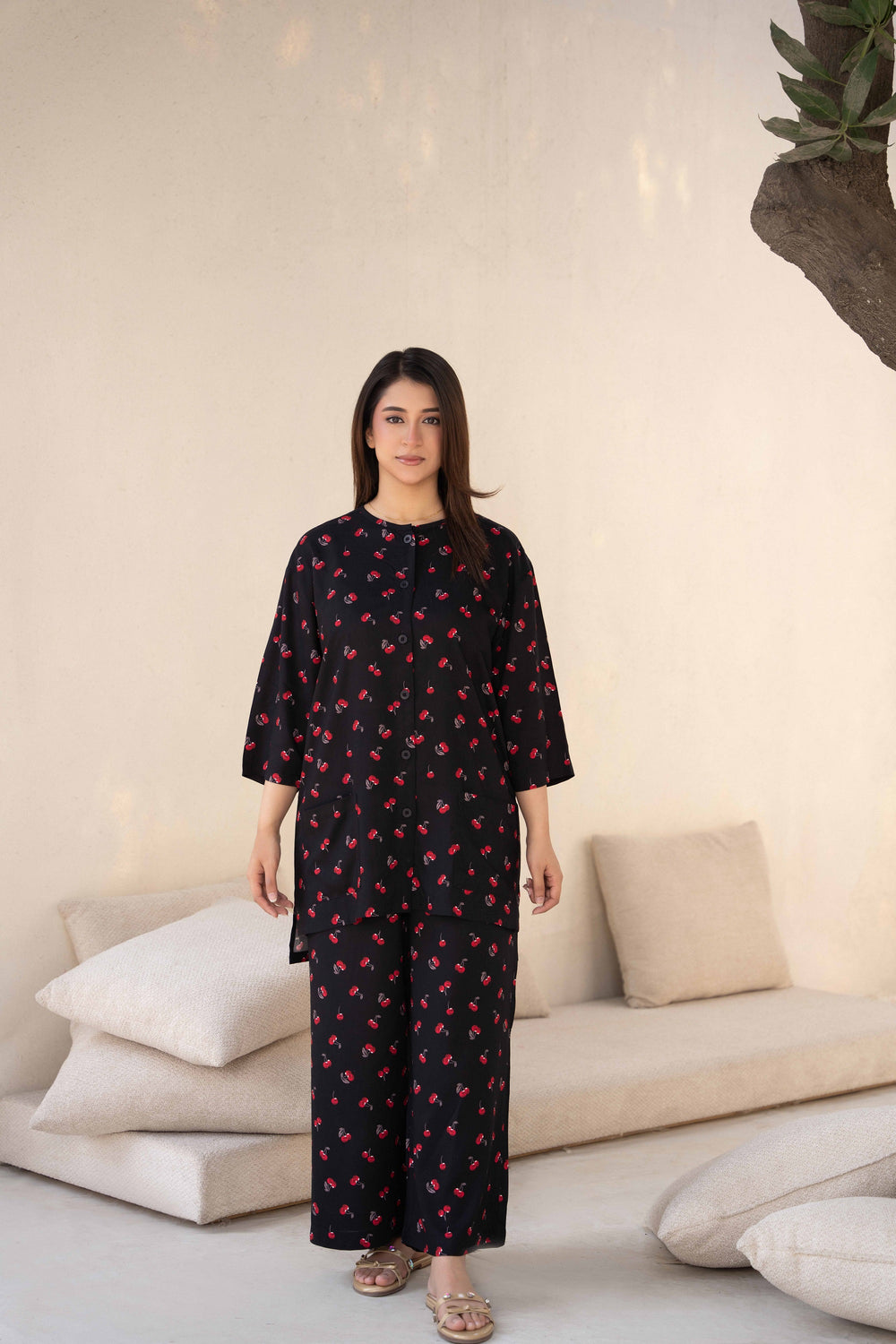 Women Sleepwear- Sweet Cherry