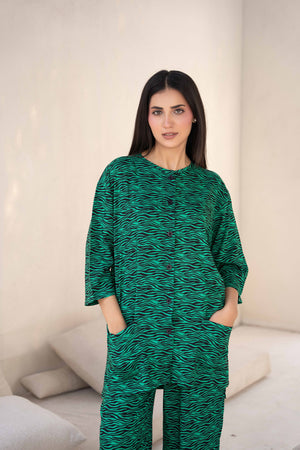 Women Sleepwear- Dreamy Zebra