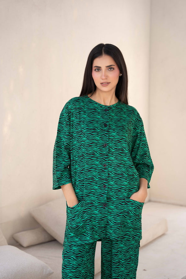 Women Sleepwear- Dreamy Zebra