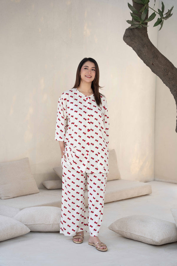 Women Sleepwear- Pretty Bows
