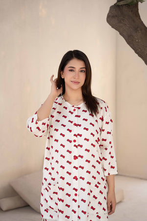 Women Sleepwear- Pretty Bows