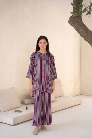 Women Sleepwear- Soft Stripe