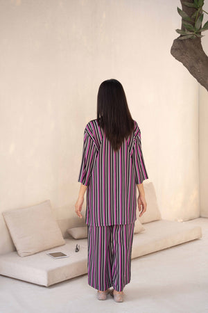 Women Sleepwear- Soft Stripe