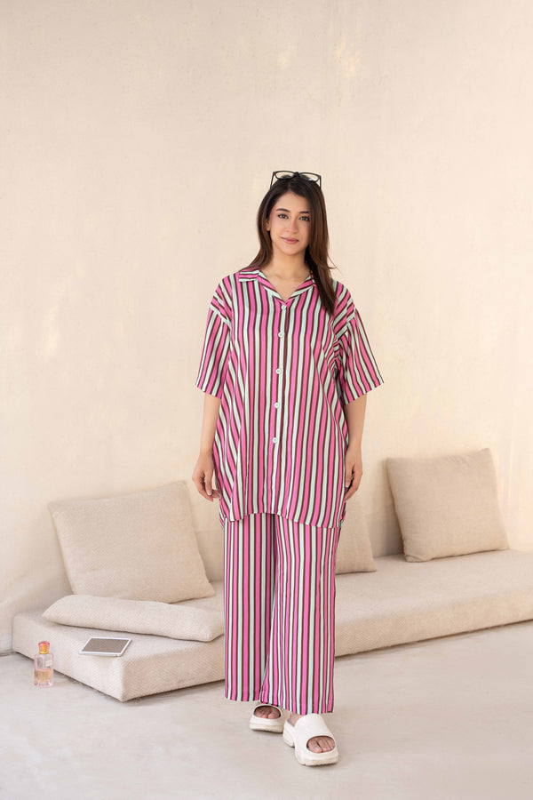Women Loungewear Hi-Low - Cotton Candy
