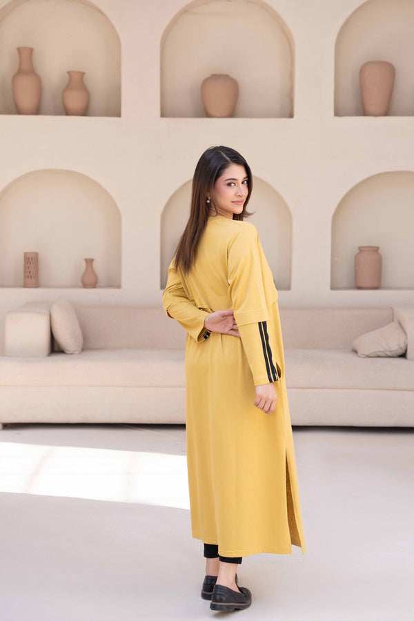 Women Long Top - Musty Stripes