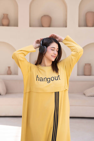 Women Long Top - Musty Stripes