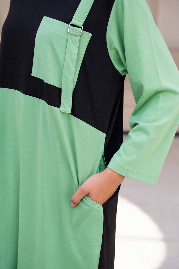 Women Long Top - Pastel Green
