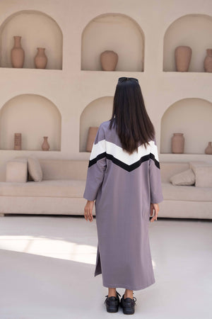 Women Long Top - Zig Zag