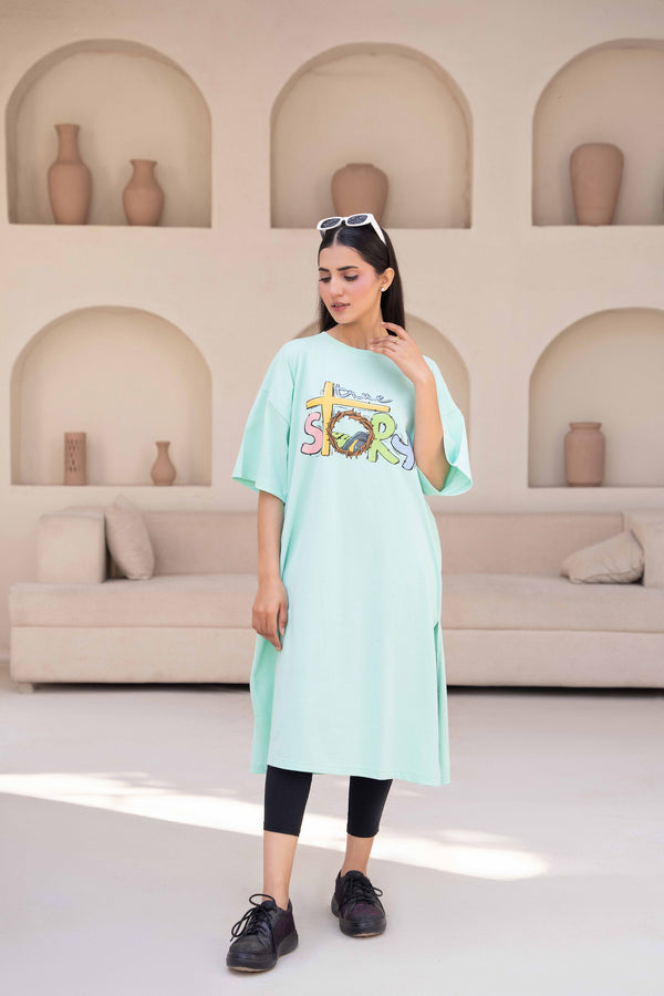 Women Long Top -True Story