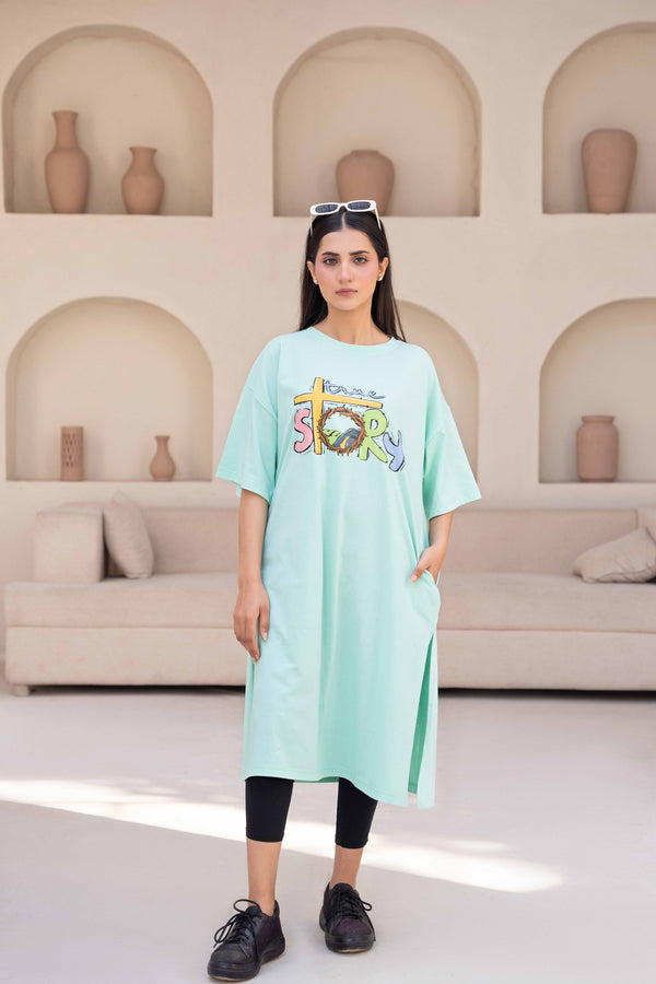 Women Long Top -True Story