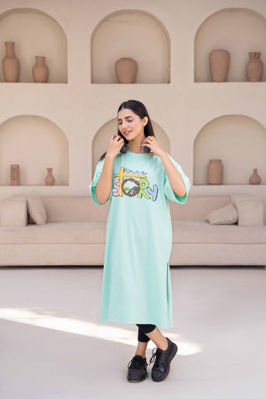 Women Long Top -True Story