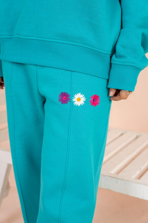 Women's Emb Track Suit- Zink