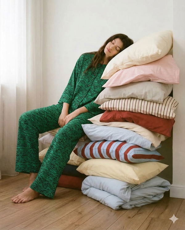 Women Sleepwear- Dreamy Zebra