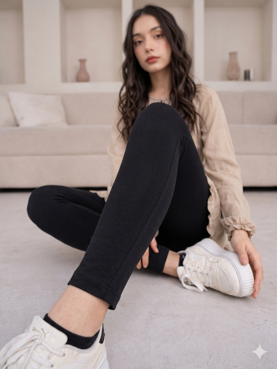 Women Jersey Tights - Ready to Wear - Black
