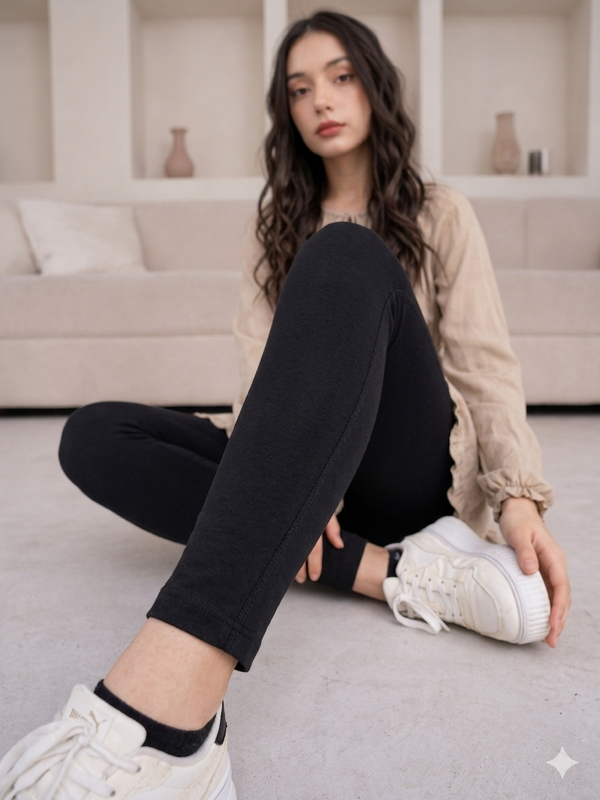 Women Jersey Tights - Ready to Wear - Black