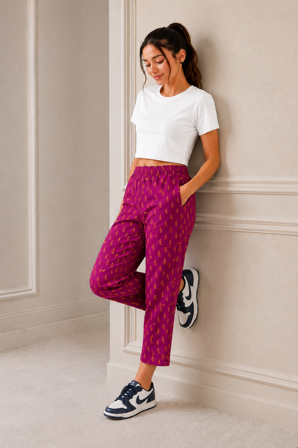 Loungewear Pajama- Wine