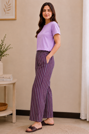 Loungewear Pajama- Multi Stripe