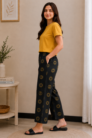 Loungewear Pajama- Student Society | Black