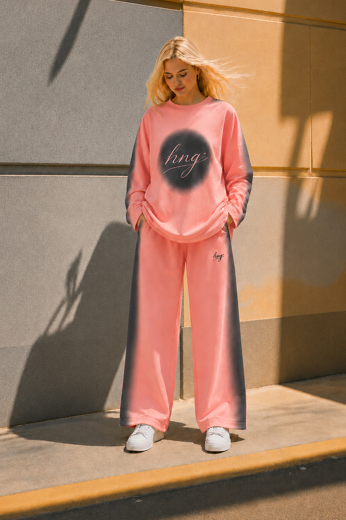 Co-Ord Set - Pastel Peach - Co Ord Set for Women by Hangout Pakistan