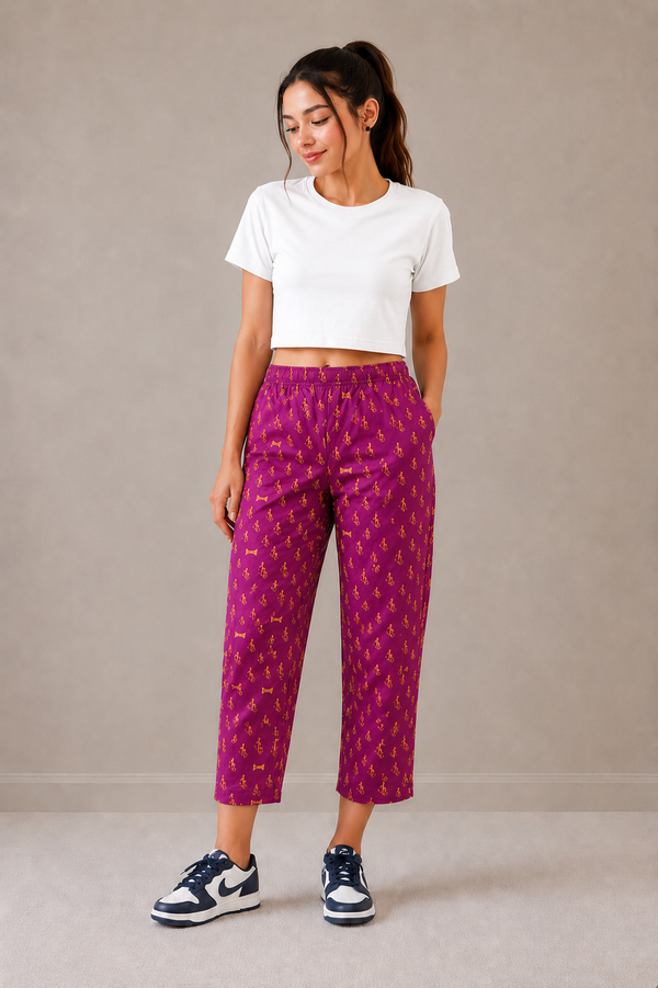 Loungewear Pajama- Wine