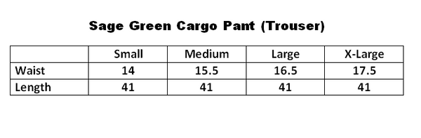 Women's Cargo High waisted - Sage Green